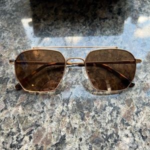 Vehla Eyewear Bowie Women’s Sunglasses in Gold/Choc